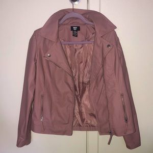 Pink Leather Jacket